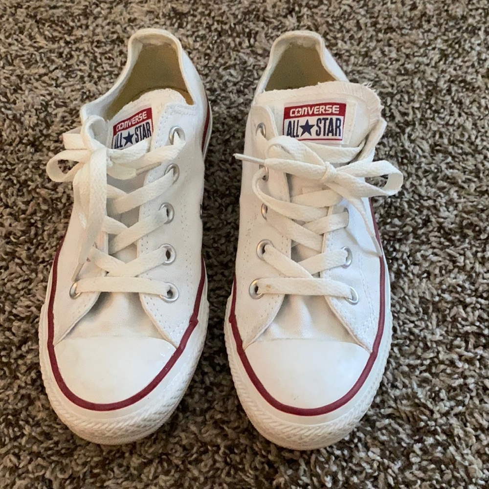 White Converse Chuck Taylors